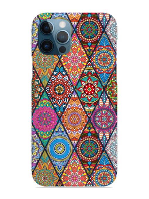 Seamless Tile Pattern Snap Case for Apple Iphone 12 Pro Zapvi