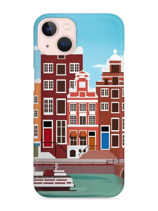 Scenery Architecture Amsterdam Landscape Snap Case for Apple Iphone 13 Mini Zapvi