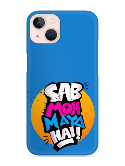 Sab Moh Moya Snap Case for Apple Iphone 13 Mini Zapvi