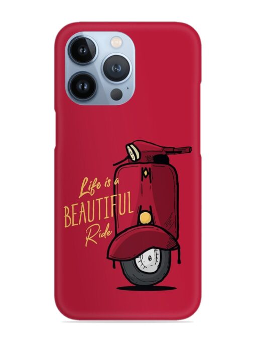 Life Is Beautiful Rides Snap Case for Apple Iphone 13 Pro Zapvi