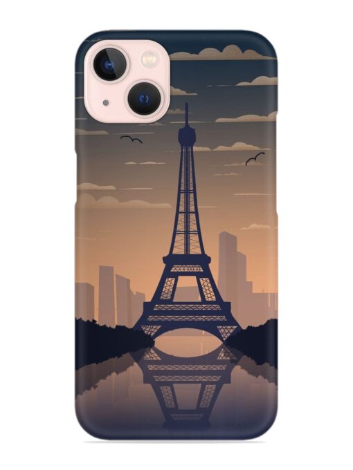 France Paris Eiffel Tower Gradient Snap Case for Apple Iphone 14 Plus Zapvi