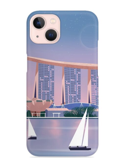 Singapore Scenery Architecture Snap Case for Apple Iphone 14 Plus Zapvi