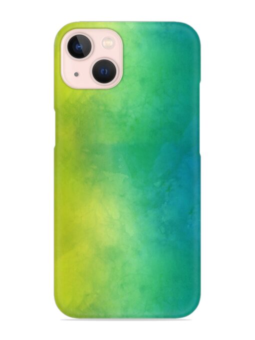 Yellow Green Gradient Snap Case for Apple Iphone 14 Plus Zapvi