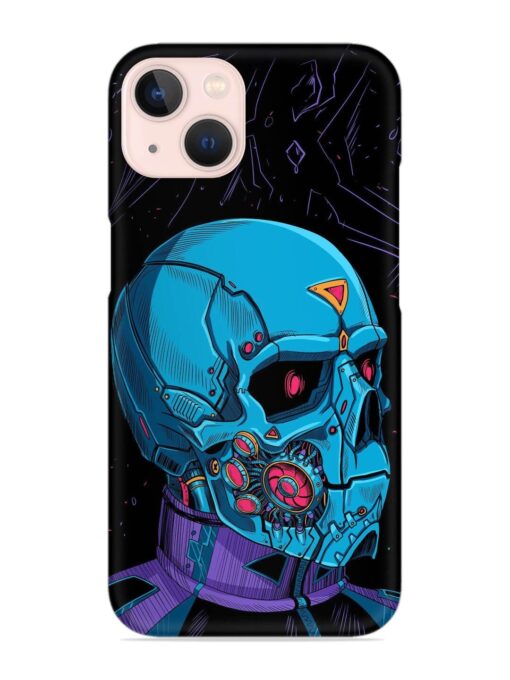 Skull Robo Vector Snap Case for Apple Iphone 14 Plus Zapvi