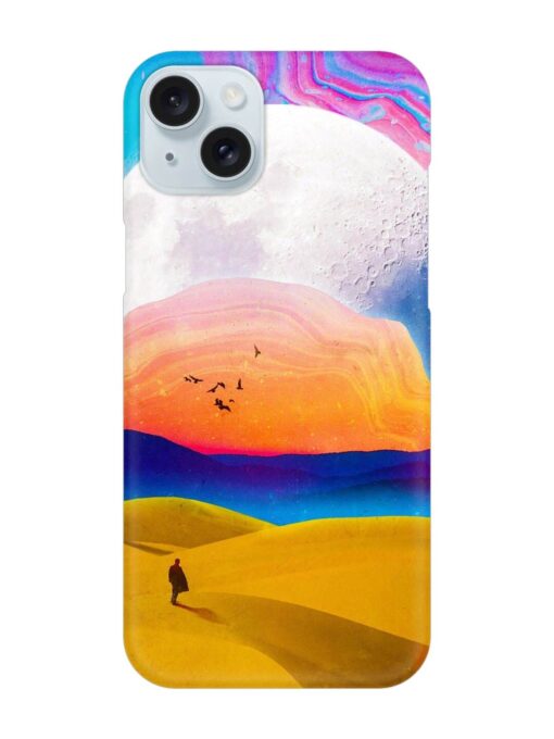 Sandy Desert Snap Case for Apple Iphone 15 Plus Zapvi