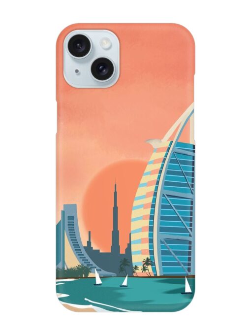 Dubai Architectural Scenery Snap Case for Apple Iphone 15 Plus Zapvi