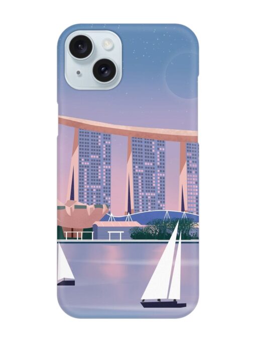Singapore Scenery Architecture Snap Case for Apple Iphone 15 Plus Zapvi