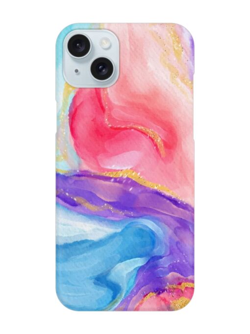 Watercolor Gradient Snap Case for Apple Iphone 15 Plus Zapvi