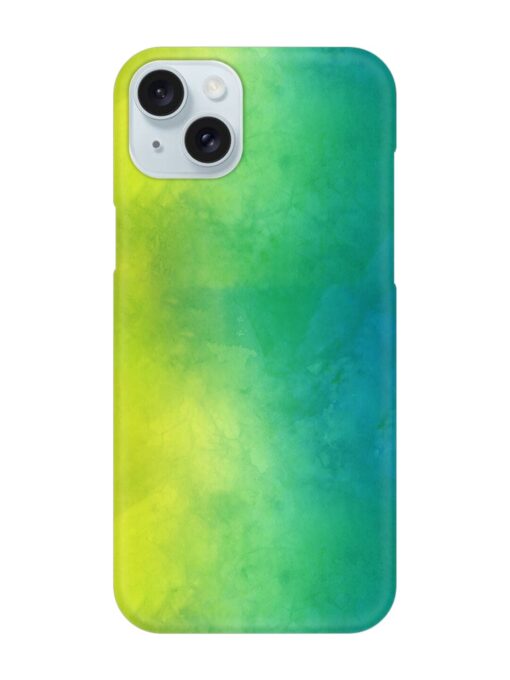 Yellow Green Gradient Snap Case for Apple Iphone 15 Plus Zapvi