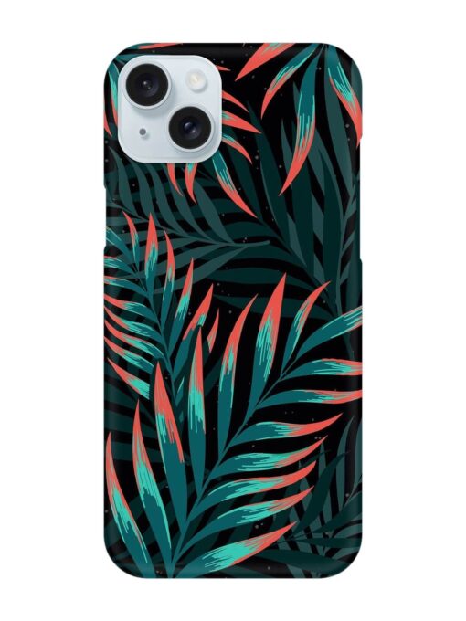 Green Leaf Art Snap Case for Apple Iphone 15 Plus Zapvi