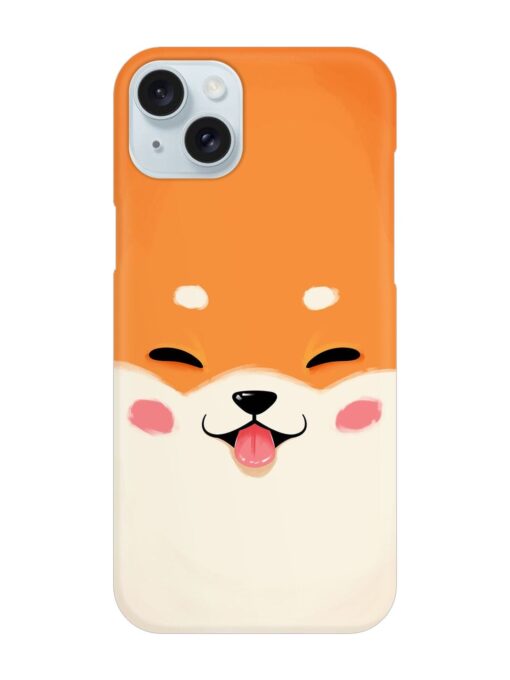 Happy Cat Art Snap Case for Apple Iphone 15 Plus Zapvi