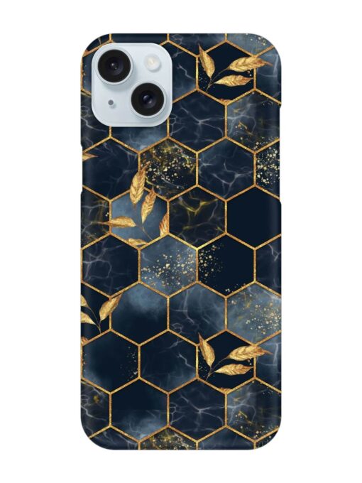 Marble Hexagon Seamless Snap Case for Apple Iphone 15 Plus Zapvi