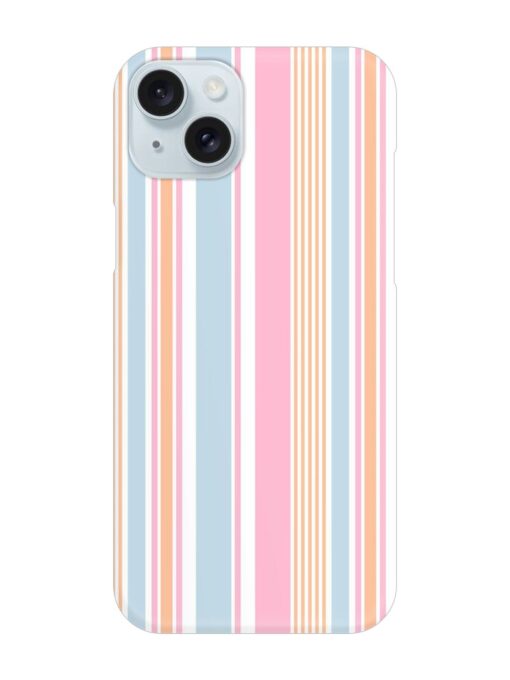 Stripe Seamless Pattern Snap Case for Apple Iphone 15 Plus Zapvi