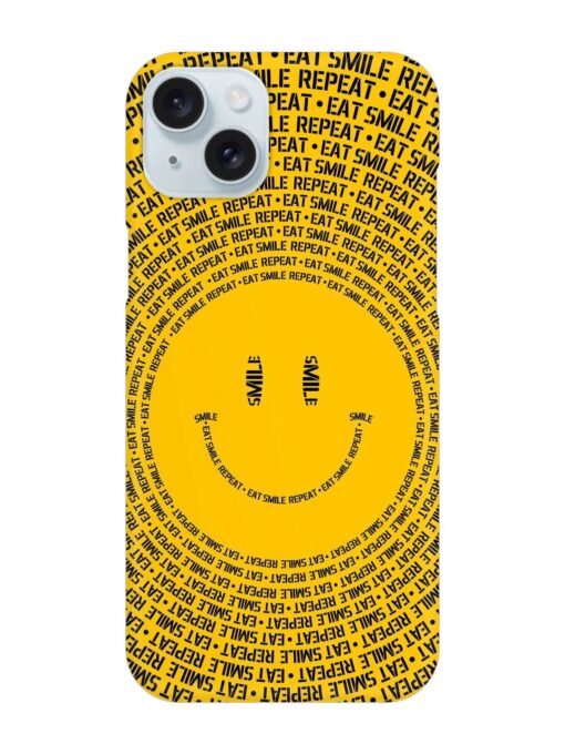 Smiley Snap Case for Apple Iphone 15 Plus Zapvi