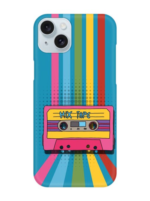 Mix Tape Vactor Snap Case for Apple Iphone 15 Plus Zapvi