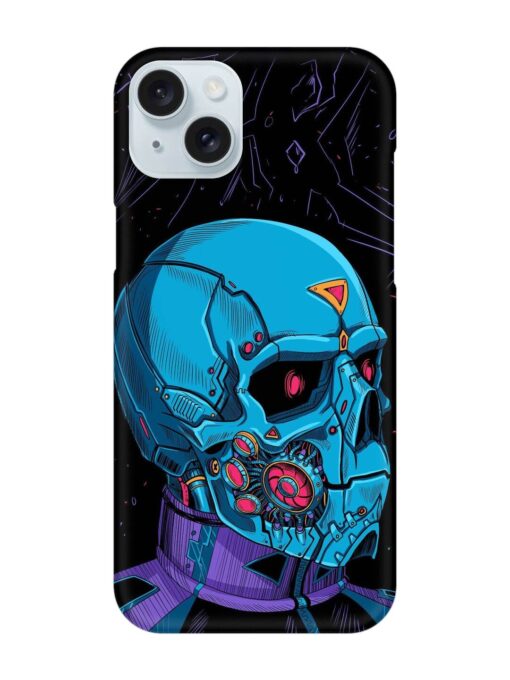 Skull Robo Vector Snap Case for Apple Iphone 15 Plus Zapvi