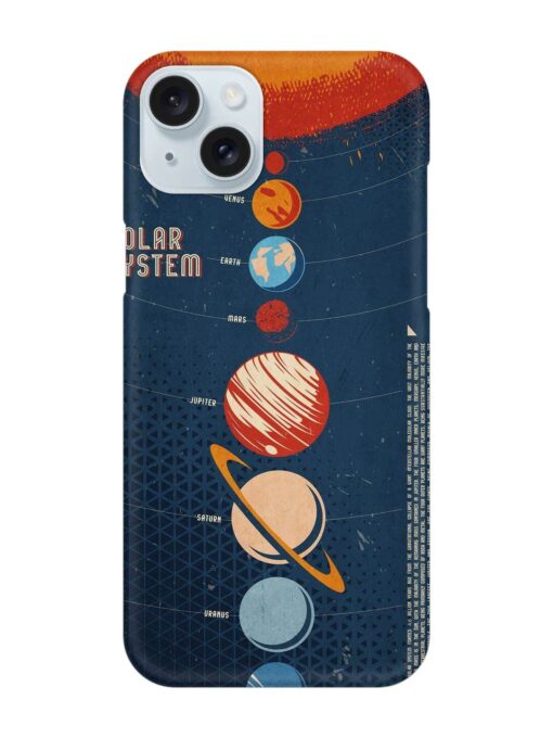 Solar System Vector Snap Case for Apple Iphone 15 Plus Zapvi