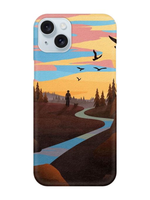 Natural Landscape Art Snap Case for Apple Iphone 15 Plus Zapvi