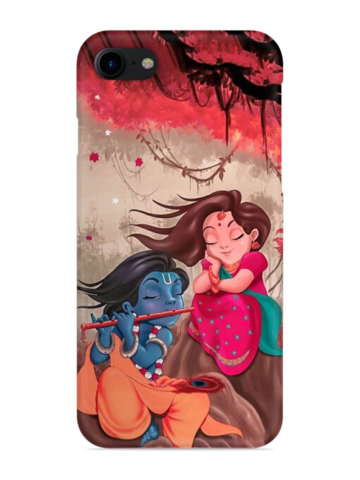 Radhe Krishna Water Art Snap Case for Apple Iphone 7 Zapvi