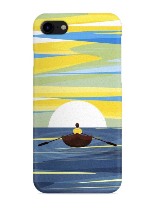 Rowing Person Ferry Paddle Snap Case for Apple Iphone 7 Zapvi