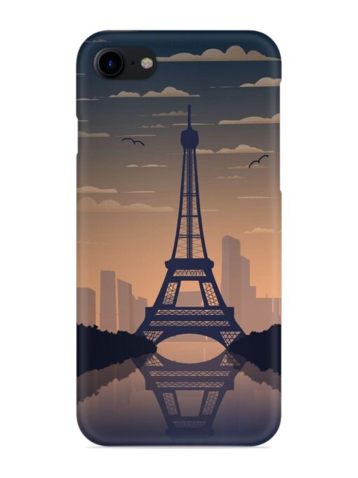 France Paris Eiffel Tower Gradient Snap Case for Apple Iphone 7 Zapvi