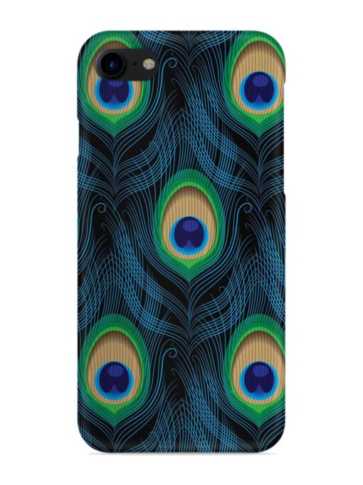 Seamless Pattern Peacock Snap Case for Apple Iphone 7 Zapvi