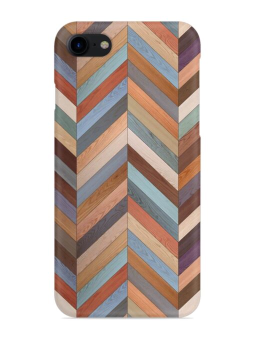 Seamless Wood Parquet Snap Case for Apple Iphone 7 Zapvi
