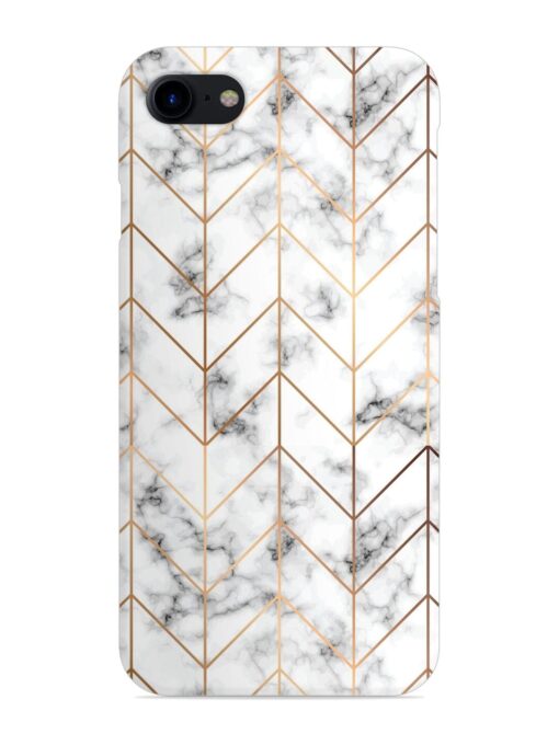 Vector Marble Texture Snap Case for Apple Iphone 7 Zapvi