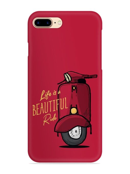 Life Is Beautiful Rides Snap Case for Apple Iphone 7 Plus Zapvi