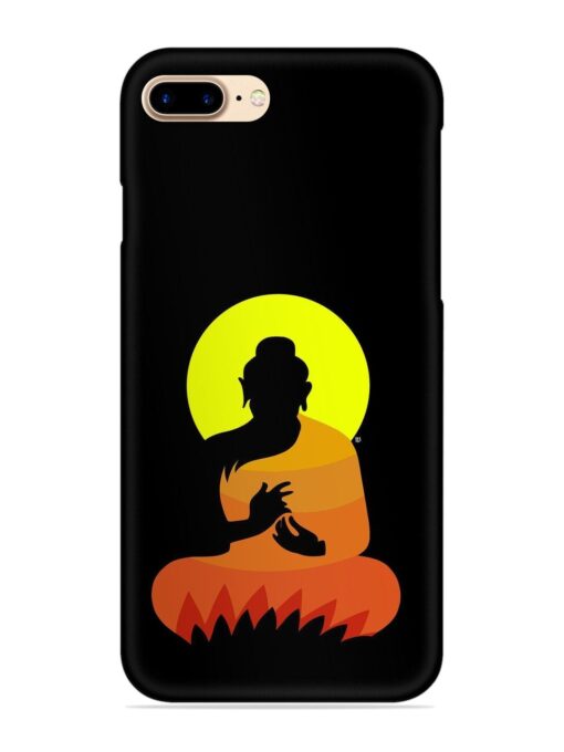 Buddha Art Black Snap Case for Apple Iphone 7 Plus Zapvi