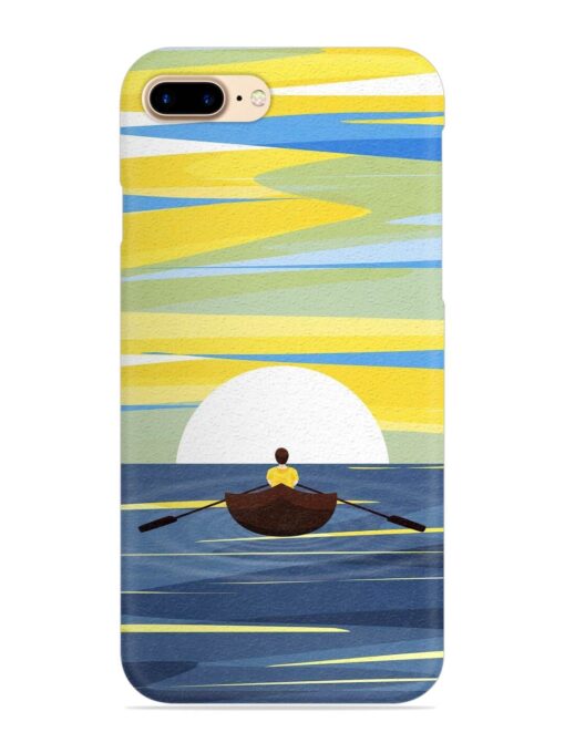 Rowing Person Ferry Paddle Snap Case for Apple Iphone 7 Plus Zapvi