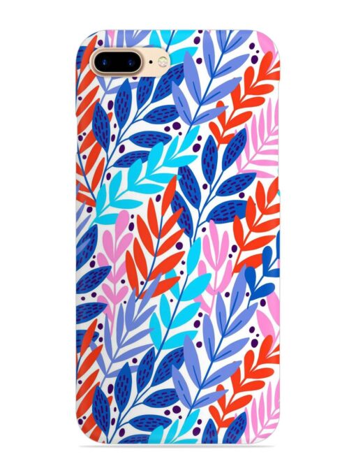 Bright Floral Tropical Snap Case for Apple Iphone 7 Plus Zapvi