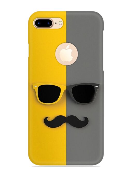 Stylish Goggle Snap Case for Apple Iphone 7 Plus (Logo Cut) Zapvi