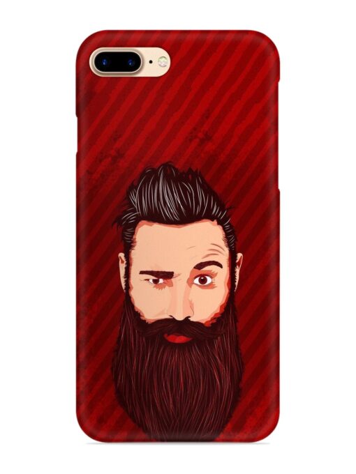 Beardo Man Snap Case for Apple Iphone 8 Plus Zapvi