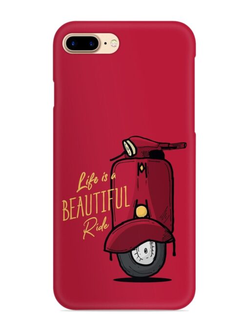 Life Is Beautiful Rides Snap Case for Apple Iphone 8 Plus Zapvi