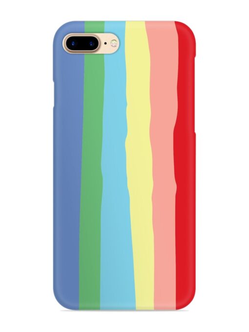 Rainbow Premium Shade Snap Case for Apple Iphone 8 Plus Zapvi