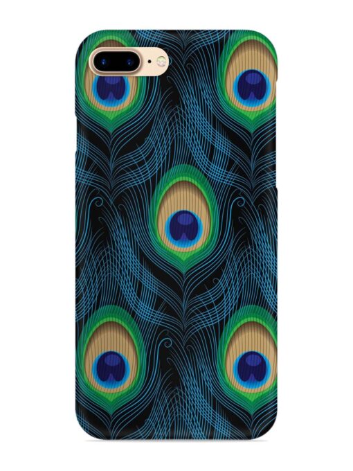 Seamless Pattern Peacock Snap Case for Apple Iphone 8 Plus Zapvi