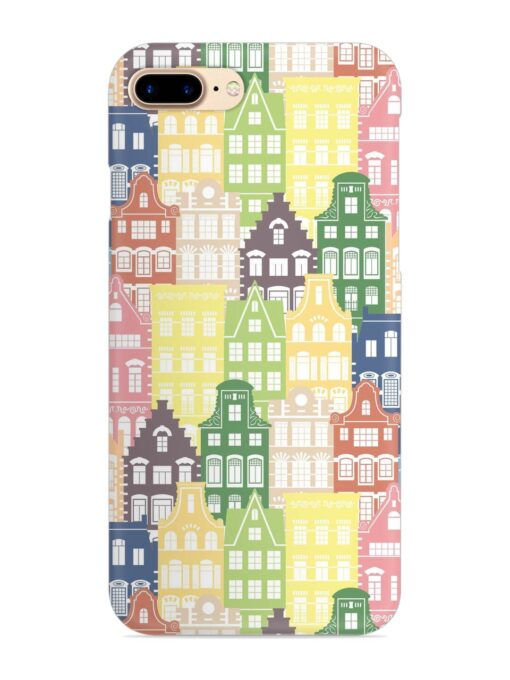 Seamless Shapes Pattern Snap Case for Apple Iphone 8 Plus Zapvi