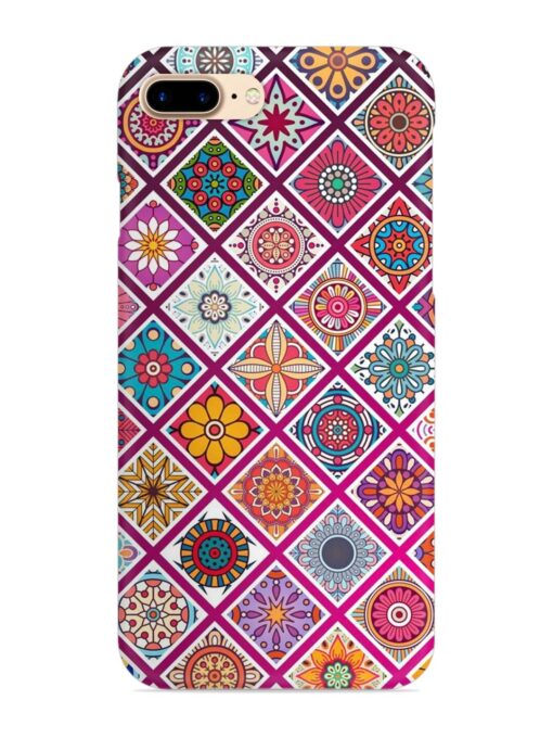 Seamless Tile Pattern Snap Case for Apple Iphone 8 Plus Zapvi