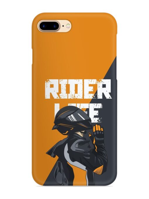 Rider Life Snap Case for Apple Iphone 8 Plus Zapvi