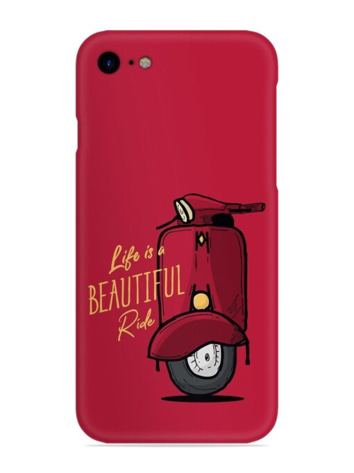 Life Is Beautiful Rides Snap Case for Apple Iphone Se (2020) Zapvi