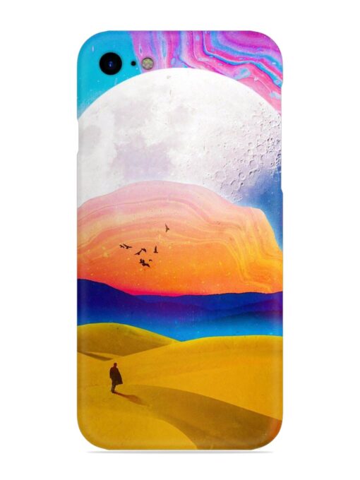 Sandy Desert Snap Case for Apple Iphone Se (2020) Zapvi