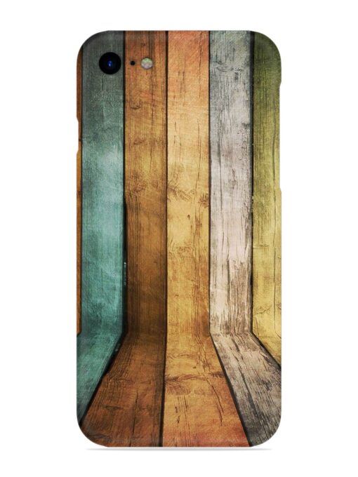 Wooden Realistic Art Snap Case for Apple Iphone Se (2020) Zapvi