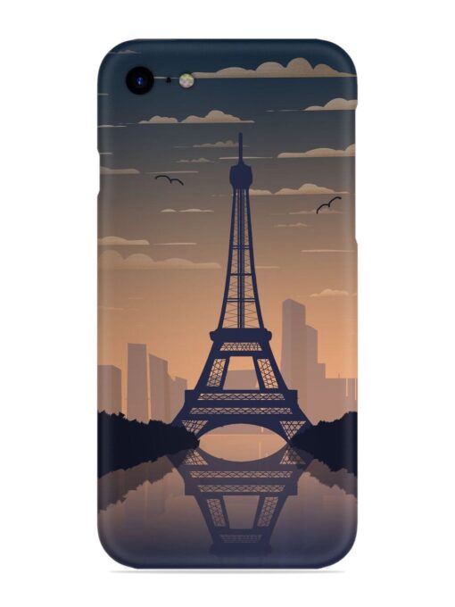 France Paris Eiffel Tower Gradient Snap Case for Apple Iphone Se (2020) Zapvi
