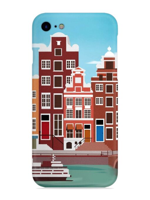Scenery Architecture Amsterdam Landscape Snap Case for Apple Iphone Se (2020) Zapvi