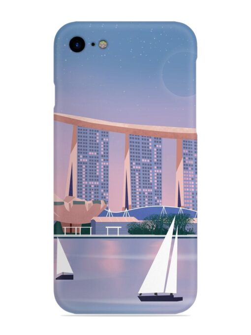 Singapore Scenery Architecture Snap Case for Apple Iphone Se (2020) Zapvi