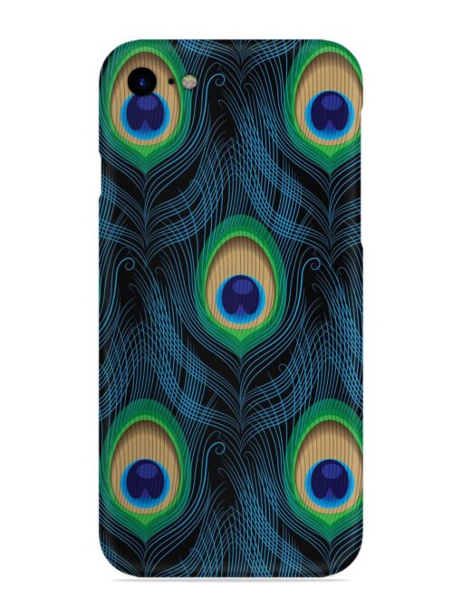 Seamless Pattern Peacock Snap Case for Apple Iphone Se (2020) Zapvi