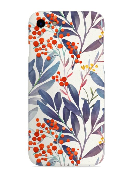 Seamless Floral Pattern Snap Case for Apple Iphone Se (2020) Zapvi