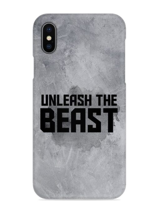 Unleash The Beast Snap Case for Apple Iphone X Zapvi