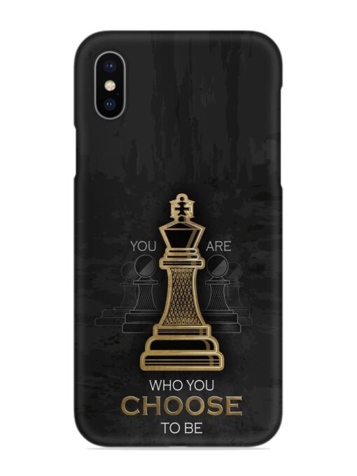 You Are Who Choose To Be Snap Case for Apple Iphone X Zapvi